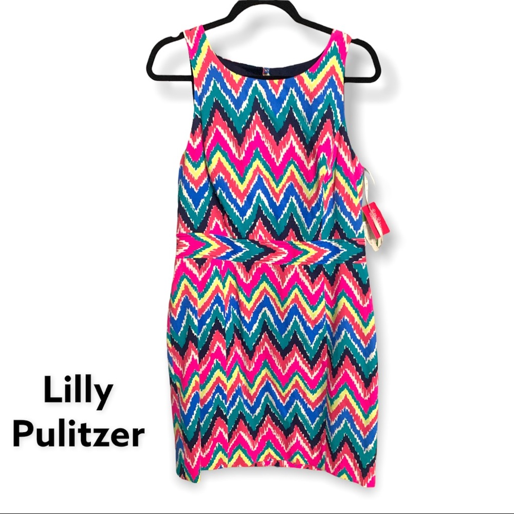 Lilly Pulitzer Kirkland Dress, Neon, Size 10